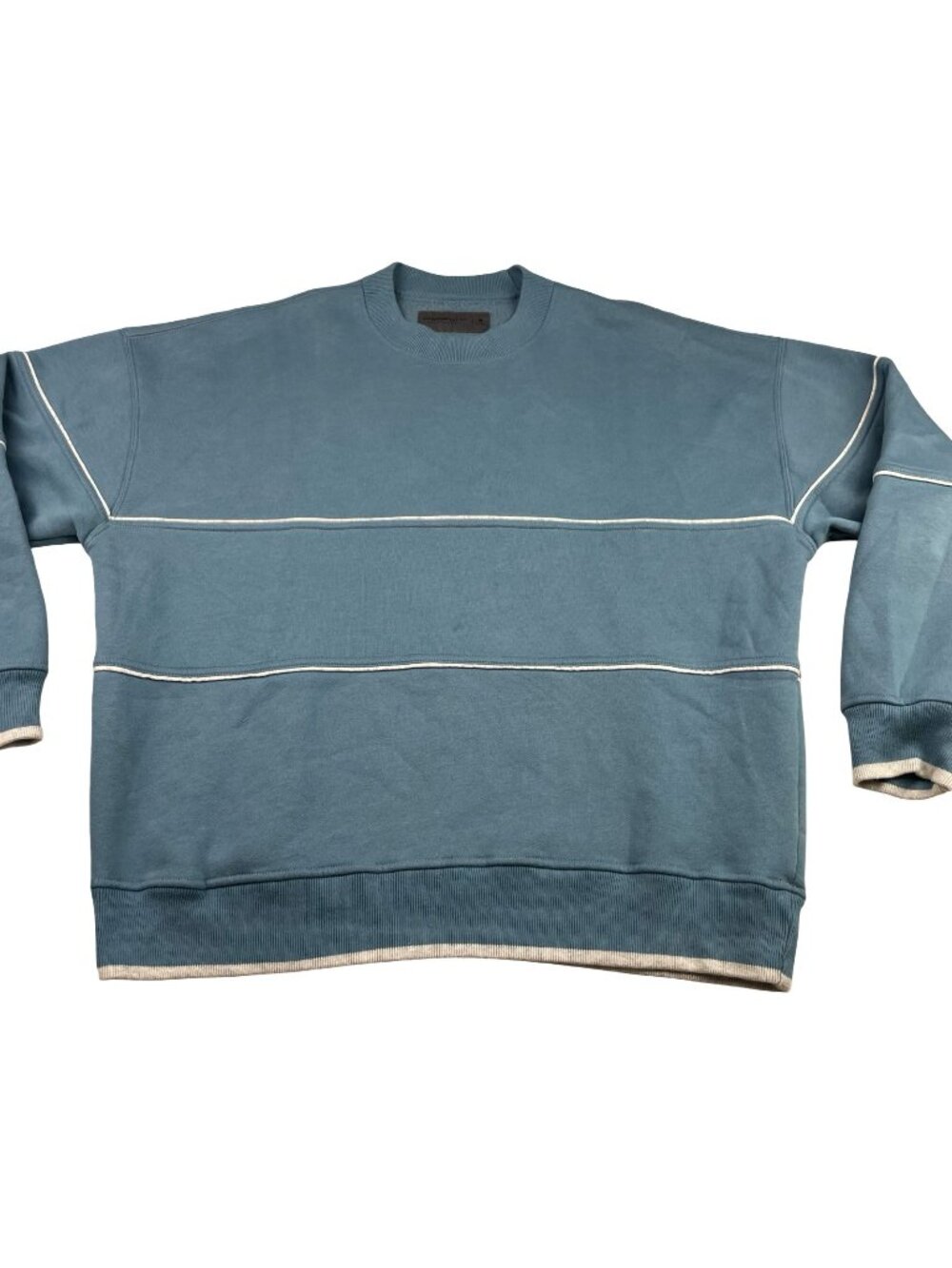 Abercrombie & Fitch Men’s Soft Fleece Lined Pullover Sweatshirt Blue • Medium